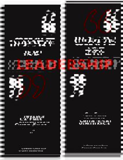 Carte 100 de citate despre Leadership editura DPH