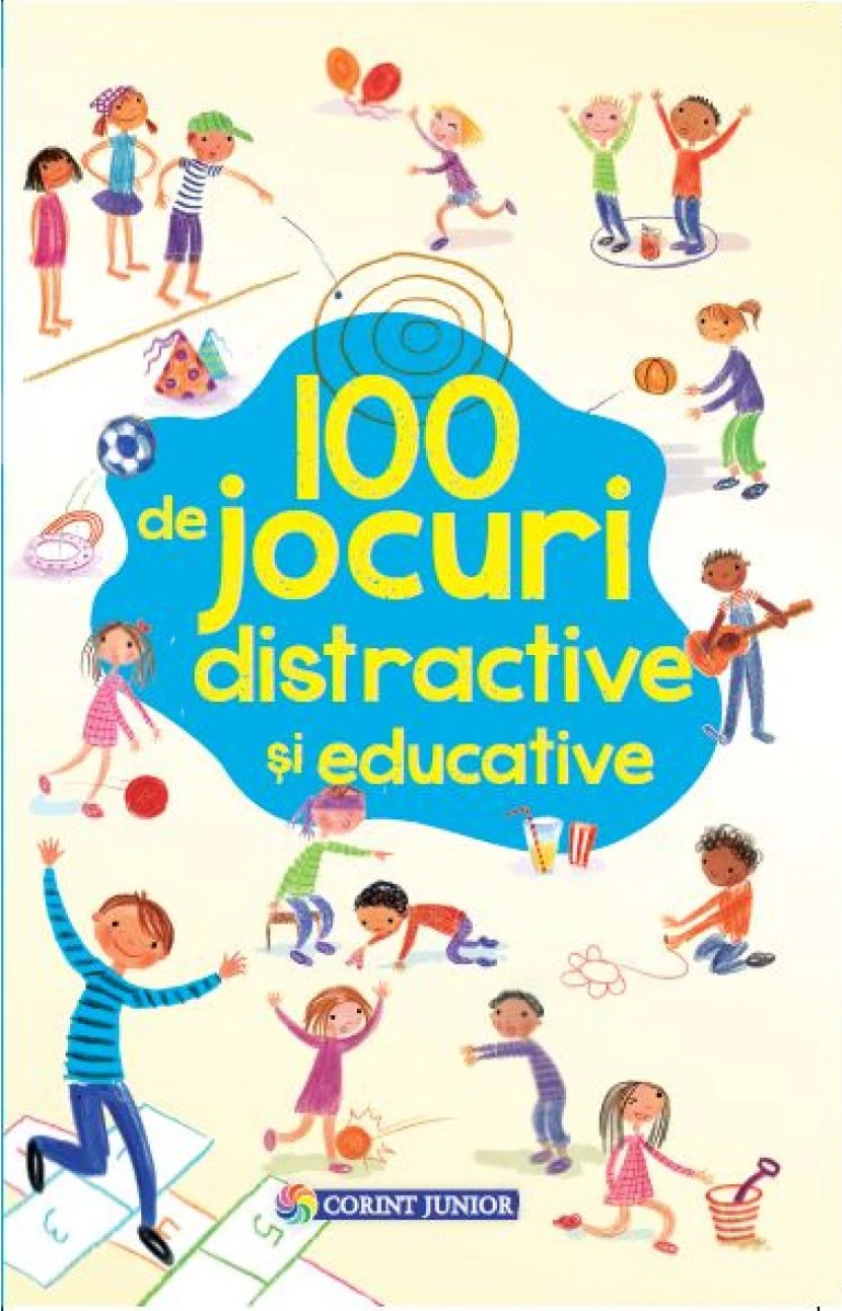 Carte 100 de jocuri distractive si educative autor Rebecca Gilpin editura Corint Junior