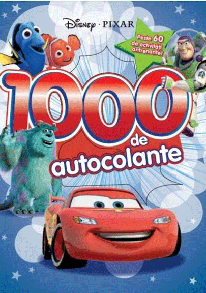 Carte 1000 de autocolante   editura Litera