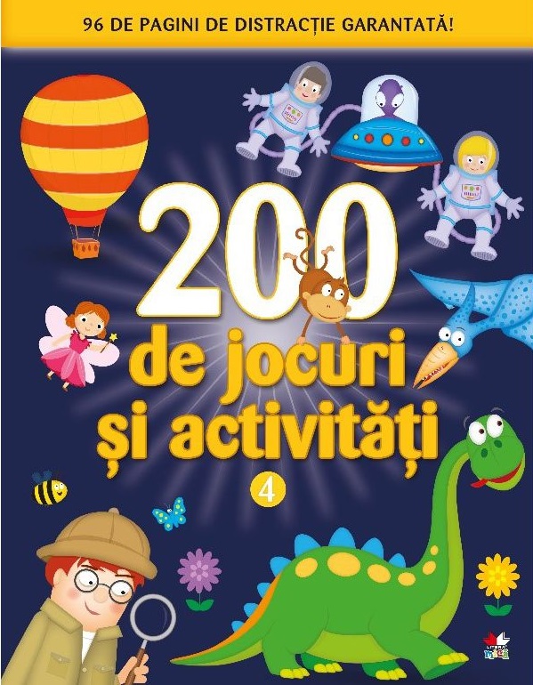 Carte 200 de Jocuri si activitati   editura Litera