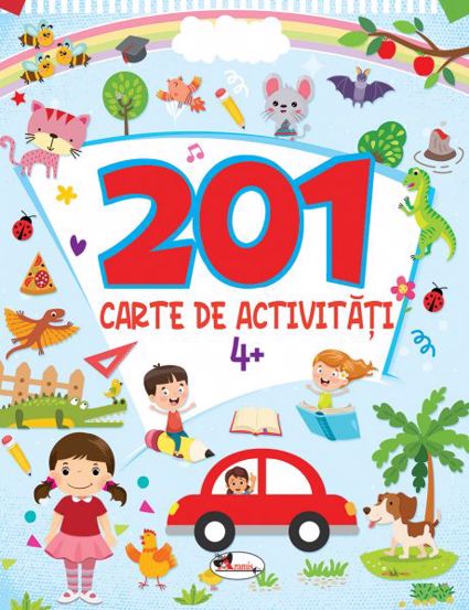 Carte 201 carte de activitati 4+ editura Aramis