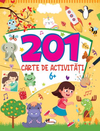 Carte 201 carte de activitati 6+ editura Aramis