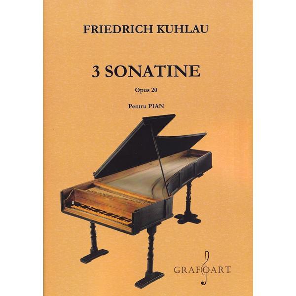 Carte 3 sonatine. Opus 20 pentru pian - Friedrich Kuhlau