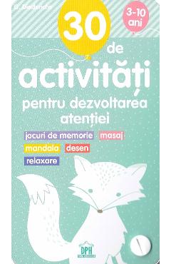 Carte 30 de activitati pentru dezvoltarea atentiei - Gilles Diederichs editura Gilles Diederichs