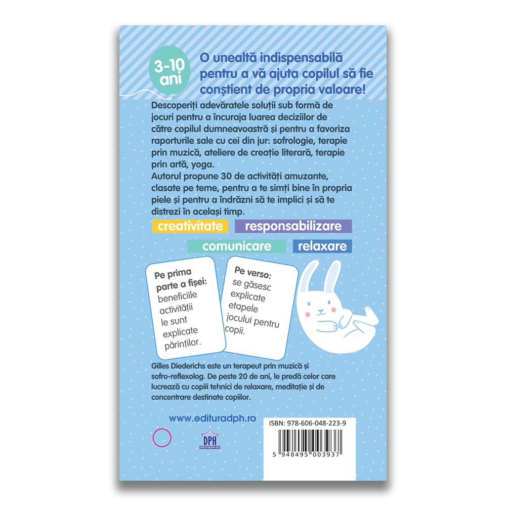 Carte 30 de activitati pentru dezvoltarea increderii copiilor autor Gilles Diederichs editura Didactica Publishing House