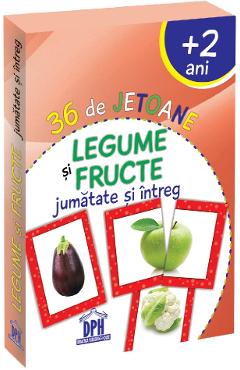 Carte 36 de jetoane. Legume si fructe 2 ani+ editura -