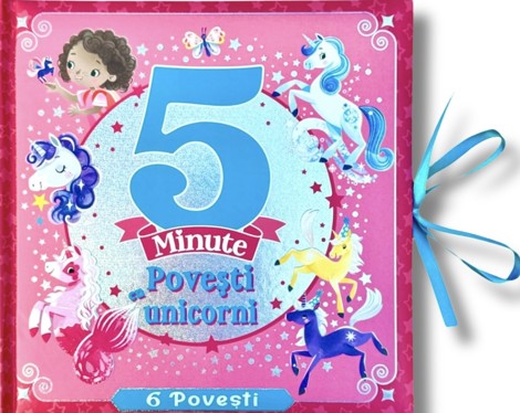 Carte 5 MINUTE - POVESTI CU UNICORNI - CU FUNDA editura Flamingo Gd