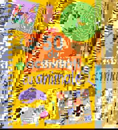 Carte 50 de activitati cu animale editura Girasol