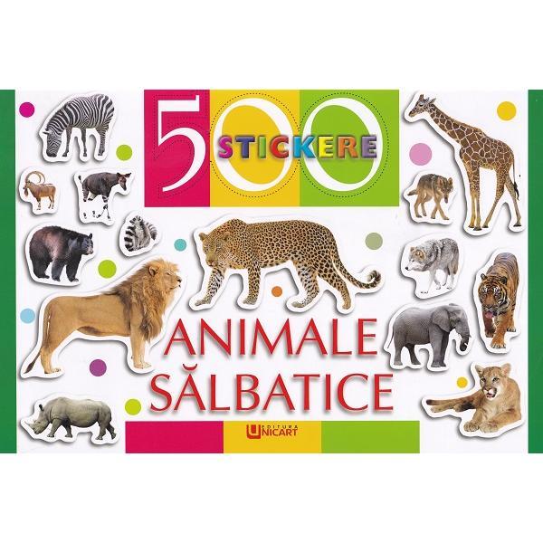 Carte 500 Stickere. Animale salbatice