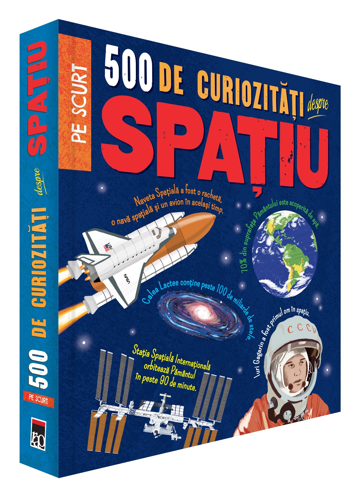 Carte 500 de curiozitati despre spatiu   editura RAO
