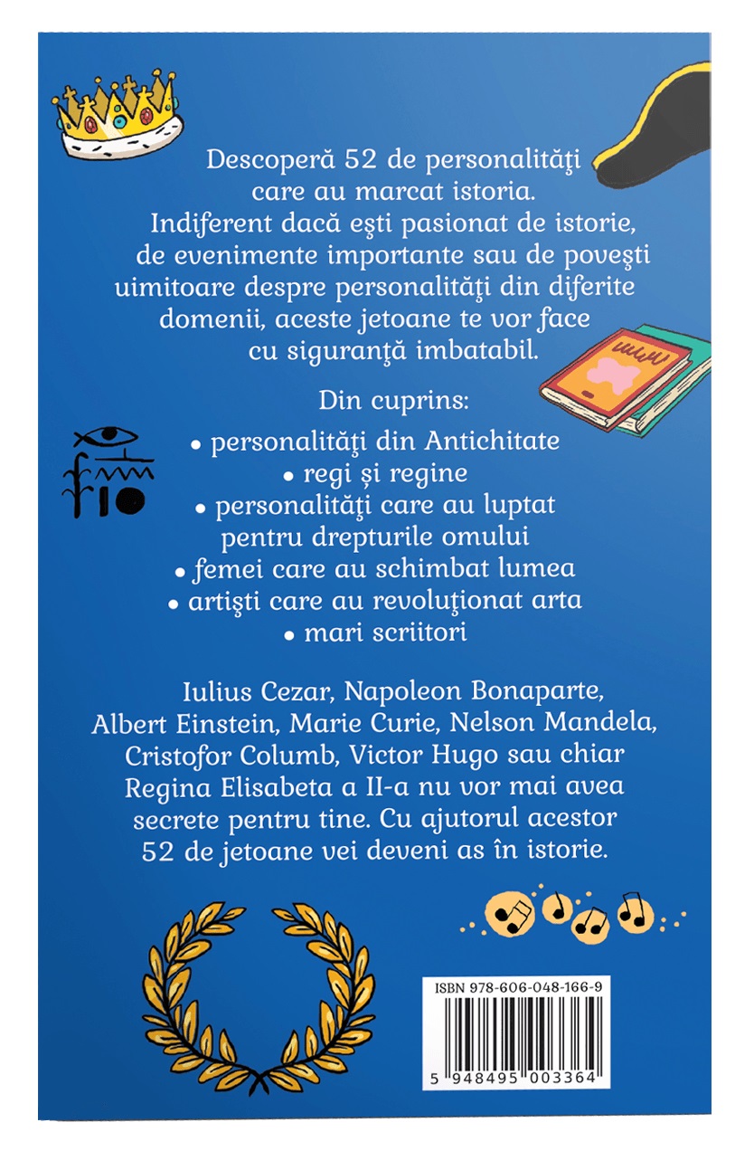 Carte 52 de personalitati care au marcat istoria autor Stephanie Boudaille-Lorin editura Didactica Publishing House