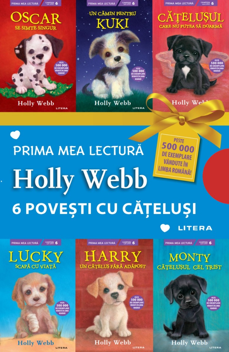 Carte 6 povesti cu catelusi - Pachet Holly Webb editura Litera