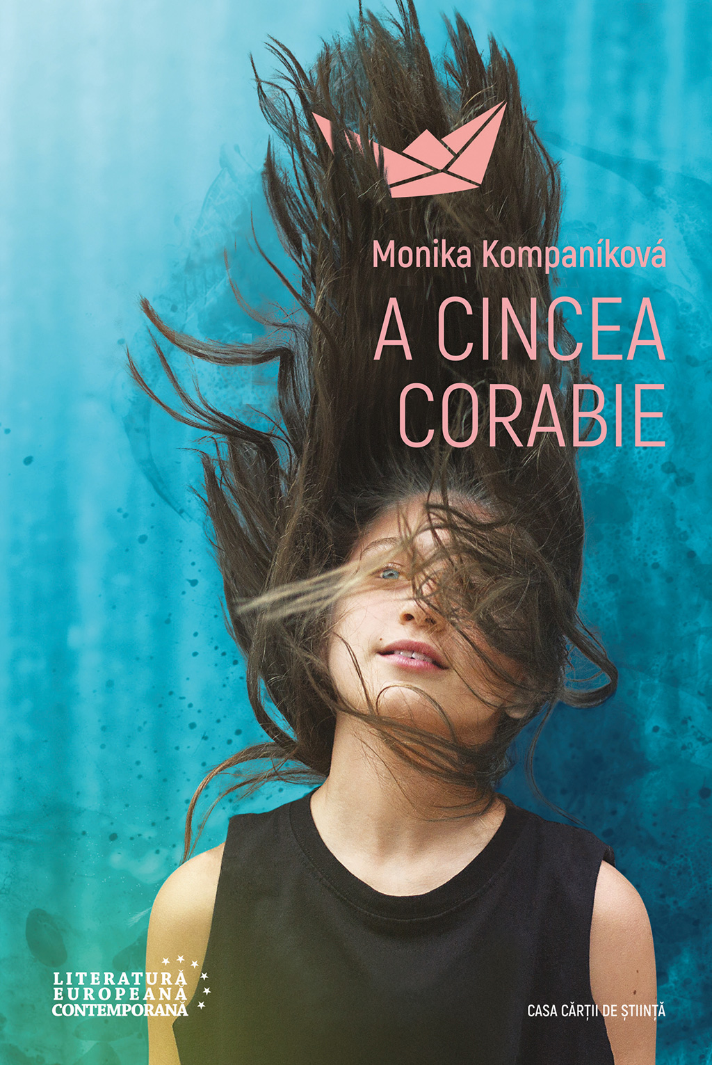 Carte A cincea corabie autor Monika Kompanikova editura Casa Cartii de Stiinta