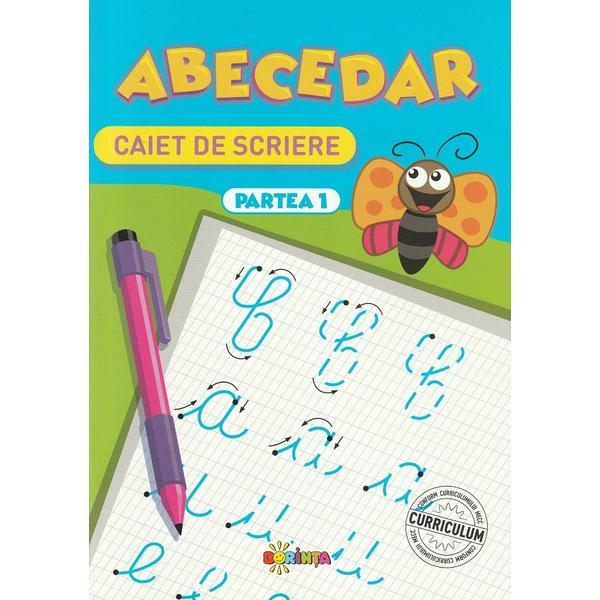 Carte Abecedar. Caiet de scriere. Partea 1