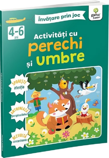 Carte Activit cu perechi si umbre 4-6 ani - Invatare prin joc editura Gama