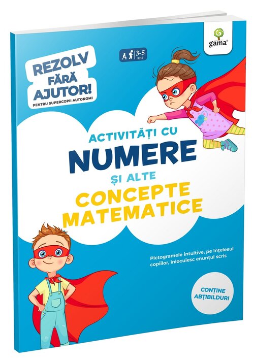 Carte Activitati cu numere si alte concepte matematice • 3-5 ani editura Gama