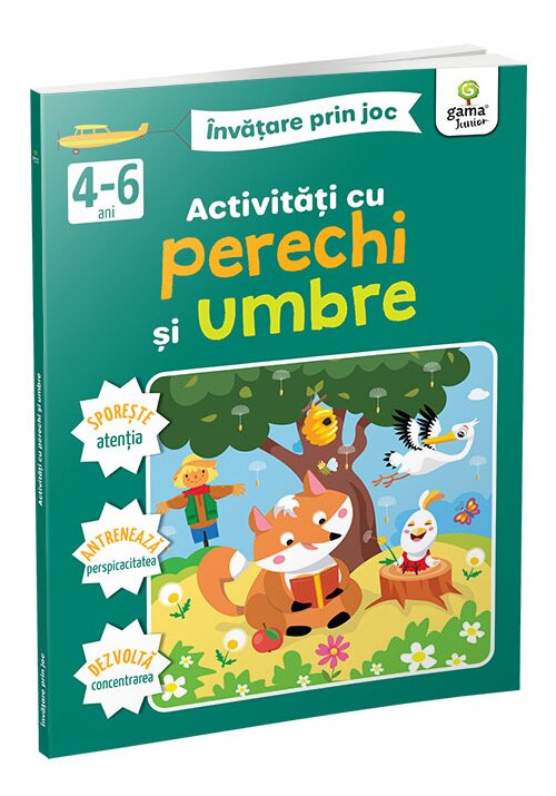 Carte Activități cu perechi și umbre 4-6 ani editura Gama
