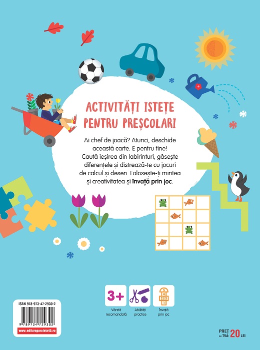 Carte Activitati istete pentru prescolari   editura Paralela 45