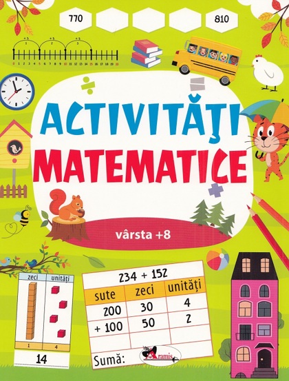 Carte Activitati matematice 8 ani+ editura Aramis