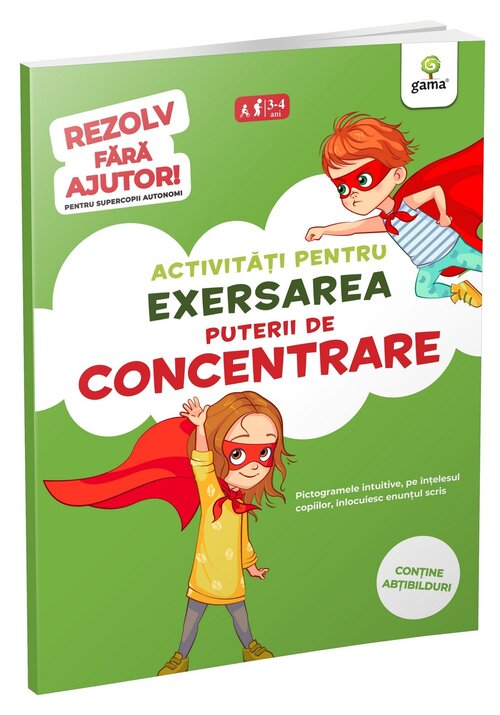 Carte Activitati pentru exersarea puterii de concentrare • 3-5 ani editura Gama