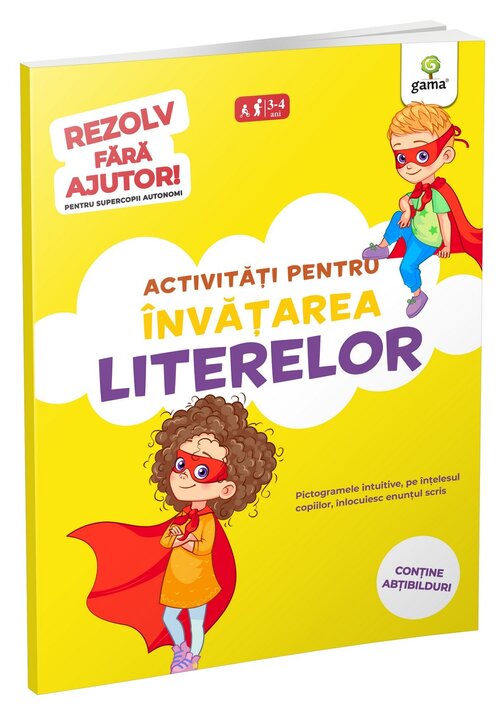 Carte Activitati pentru invatarea literelor • 3-5 ani editura Gama