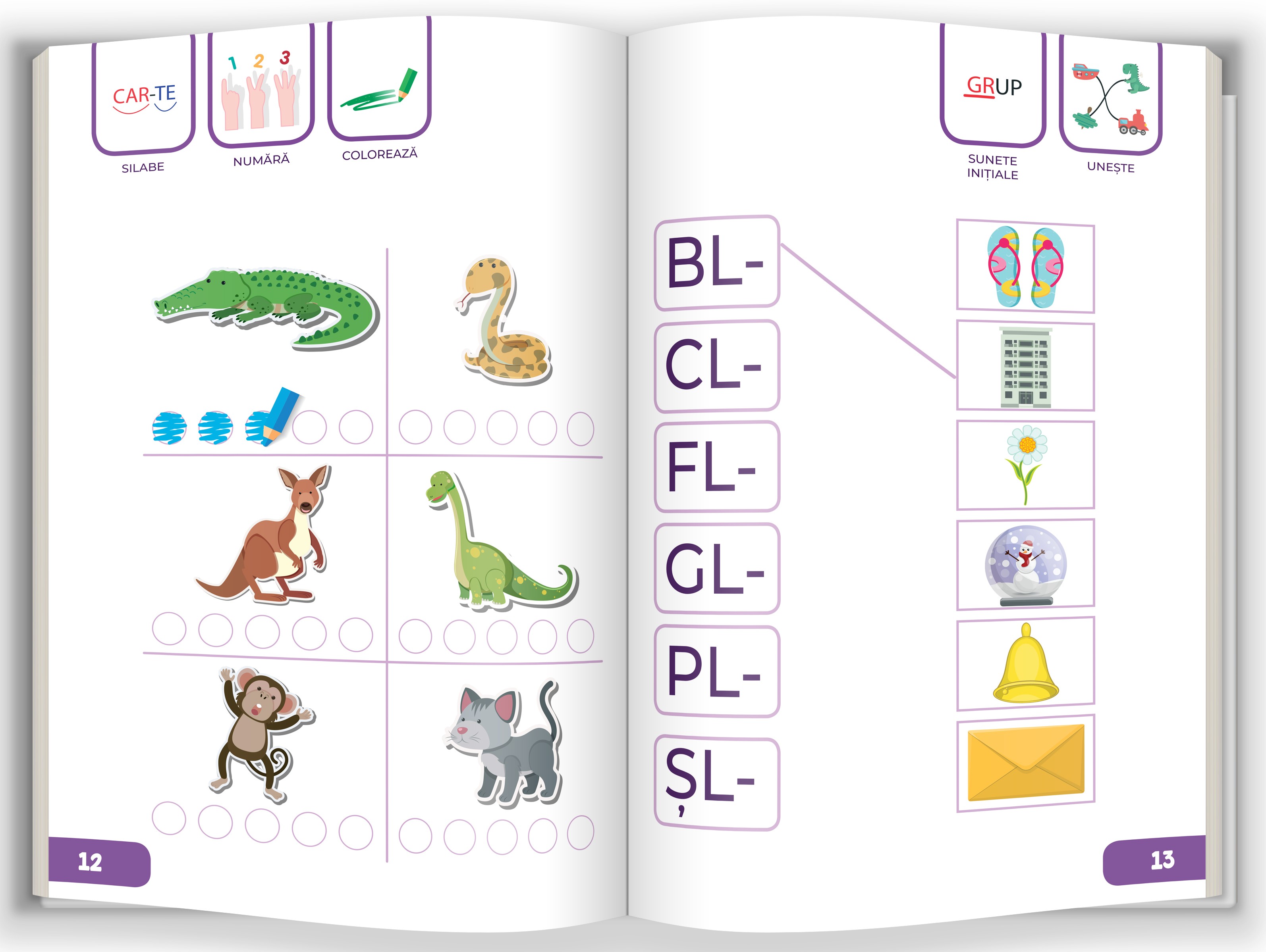 Carte Activitati premergatoare citirii   editura Gama