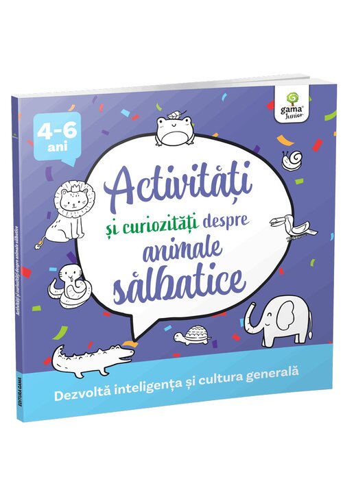 Carte Activitati si curiozitati despre animale salbatice editura Gama