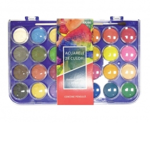 Carte Acuarele 28 culori DACO AR280