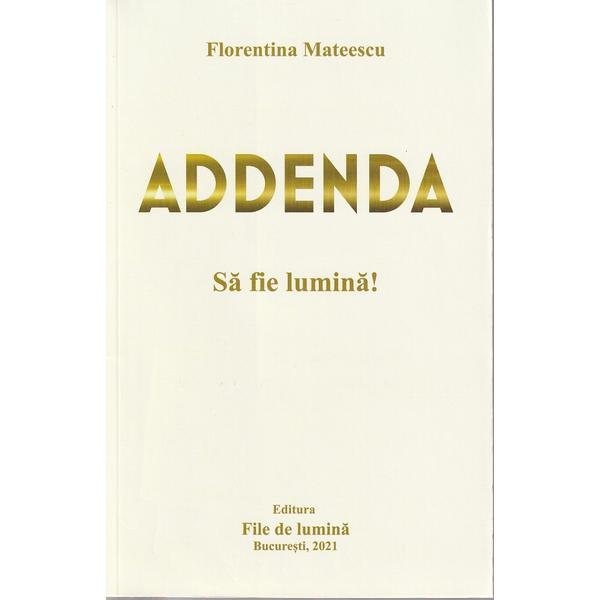 Carte Addenda - Florentina Mateescu