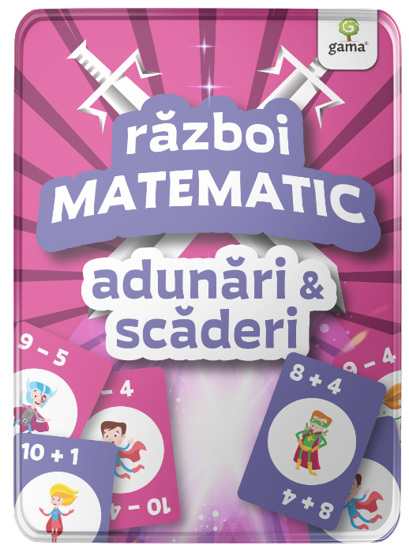Carte Adunari si scaderi - Razboi matematic editura Gama