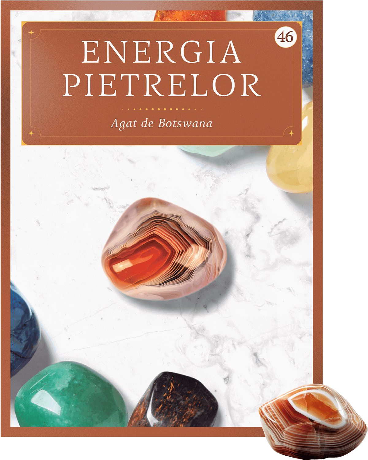 Carte Agat de Botswana. Volumul 46. Energia pietrelor editura Litera
