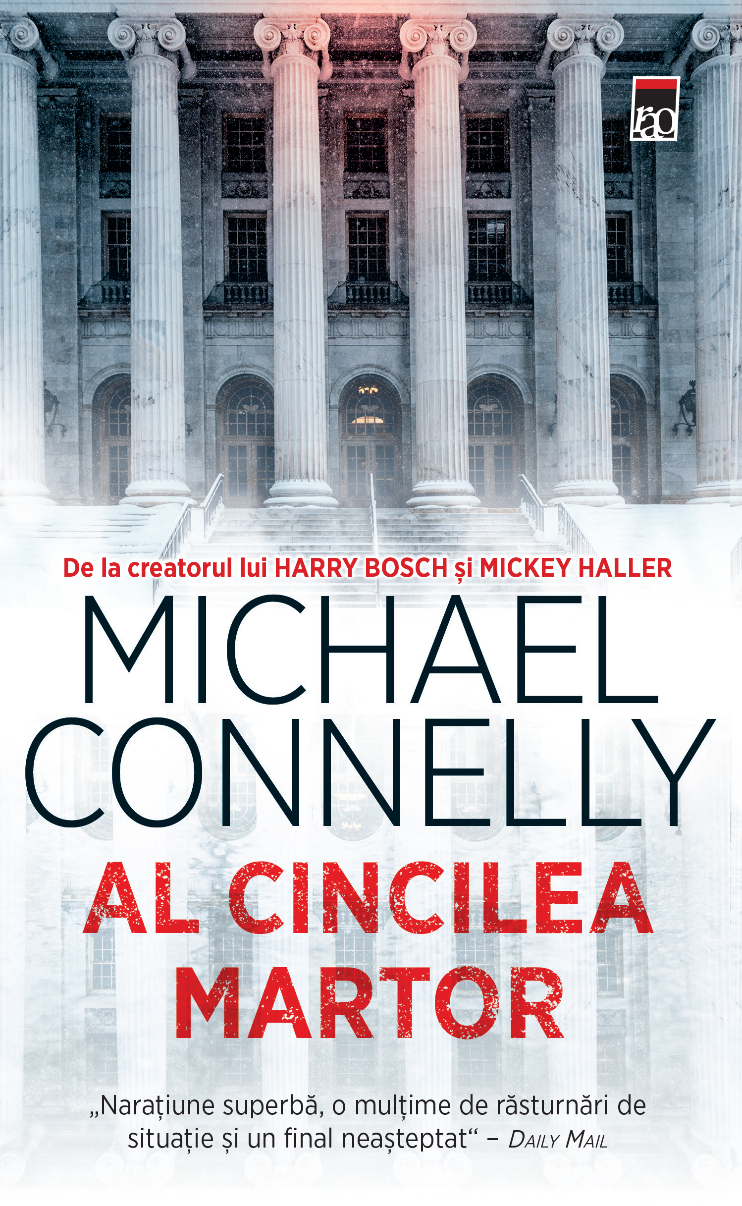 Carte Al cincilea martor autor Michael Connelly editura RAO