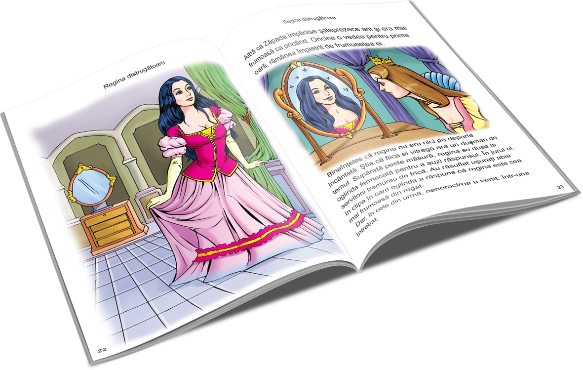 Carte Alba ca Zapada si cei sapte pitici   editura Unicart