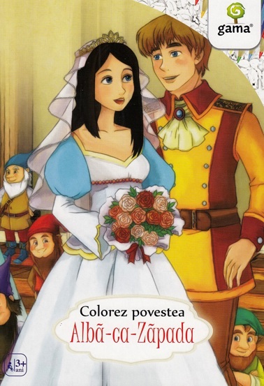 Carte Alba-ca-Zapada. Colorez povestea editura Gama