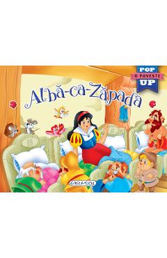 Carte Alba ca Zapada. Pop-up editura Fratii Grimm