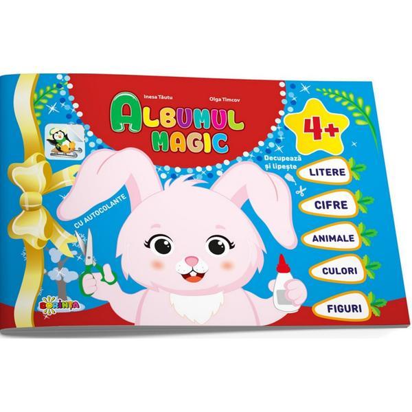 Carte Albumul Magic cu Autocolante 4+ - Inesa Tautu