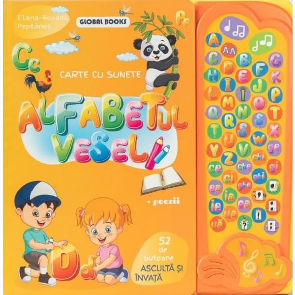 Carte Alfabetul Vesel - Carte Cu Sunete - Elena-roxana Peptanus