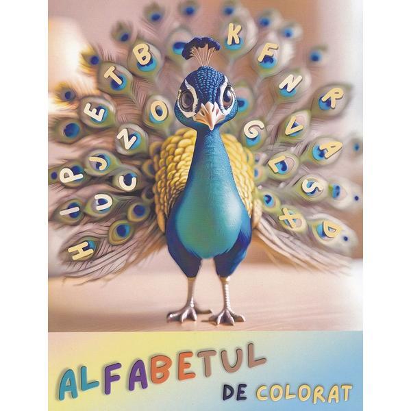Carte Alfabetul de colorat