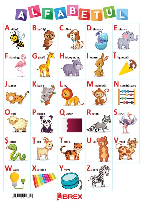 Carte Alfabetul. Planse educationale editura Librex Publishing