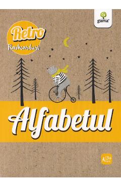 Carte Alfabetul. Retro flashcarduri editura -