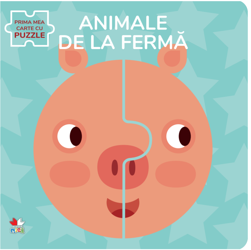 Carte Animale de la fermă. Prima mea carte cu puzzle editura Litera