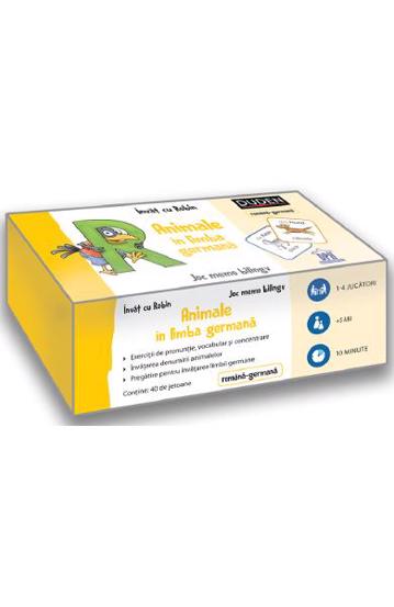 Carte Animale in limba germana - Invat cu Robin editura DPH