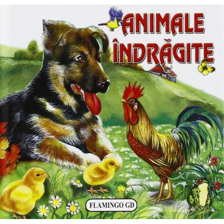 Carte Animale indragite (pliant cartonat)   editura Flamingo GD