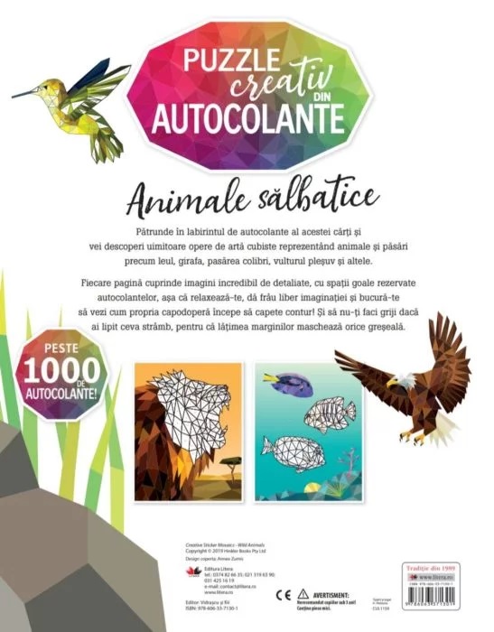 Carte Animale salbatice   editura Litera