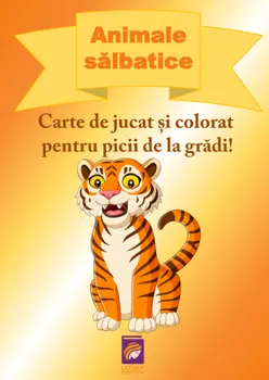 Carte Animale salbatice. Carte de jucat si colorat pentru picii de la gradi!/Delia Tautan editura Lizuka Educativ