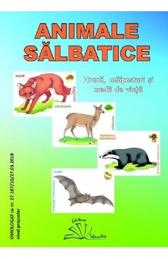 Carte Animale salbatice. Set jetoane editura -