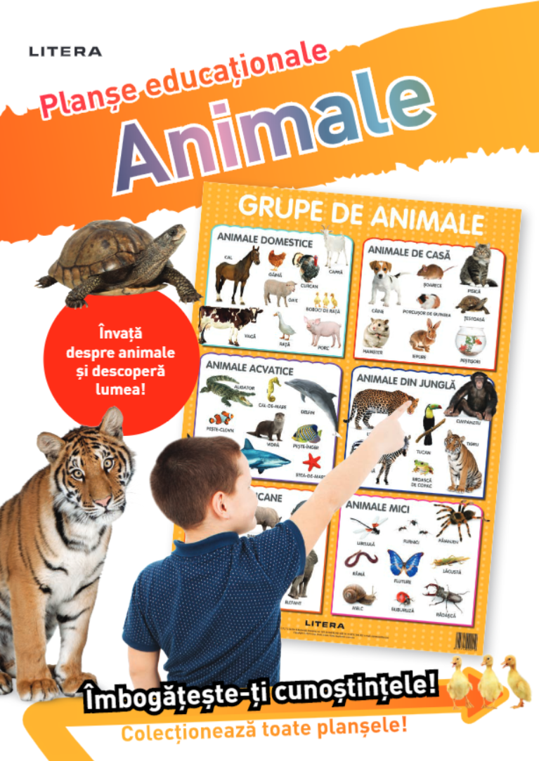 Carte Animale. Planșe educaționale editura Litera