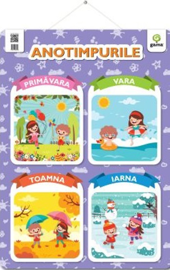 Carte Anotimpurile. Poster editura Gama