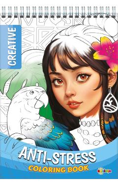 Carte Anti-stress coloring book: Creative editura -