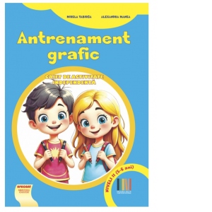 Carte Antrenament grafic Nivel II (5-6 ani). Caiet de activitate independenta